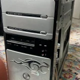 Системный блок без видеокарты и оперативки — desktop computer, CD player, tape player (photo 1)