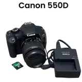 Камера зеркальная CANON 550D — reflex camera (photo 1)
