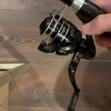 Телескопическая удочка/спиннинг 3м — reel, muzzle (photo 2)