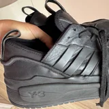 Кроссовки Y-3 кожаные (photo 4)
