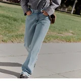 Джинсы Zara, прямой крой, размер S — ballplayer, jean, Loafer (photo 1)