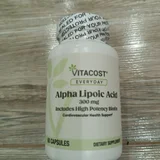 Альфа-липоевая кислота (alpha lipoic acid) 300 мг, 60 капсул — pill bottle, lotion (photo 1)