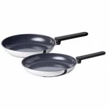 Комплект сковородок IKEA MIDDAGSMAT 2 шт с крышкой — frying pan (photo 2)