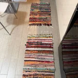 Декоративные вязаные коврики для кухни — doormat (photo 3)