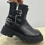 Ботинки Zara для девочки р. 32 — cowboy boot, buckle (photo 1)