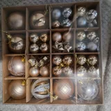 Ёлочные шары, 2 набора — golf ball, pickelhaube, china cabinet (photo 1)