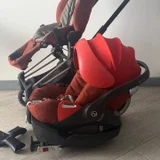 Детская коляска Cybex Priam Platinum — motor scooter, backpack (photo 2)