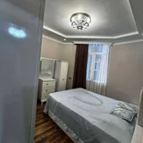 2-комнатная квартира 70 м2 — sliding door, four-poster, studio couch (photo 4)