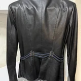 Кожаная женская куртка Vicentini размер S — trench coat (photo 3)
