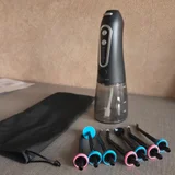 Ирригатор портативный с 7 насадками и чехлом — joystick, corkscrew, power drill (photo 3)
