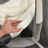 Детская кроватка с матрасом — bath towel, bonnet, toilet tissue (photo 3)