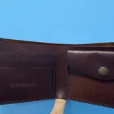Женский кошелёк Contact бордовый + Мужской кошелёк Cosmo — wallet, purse (photo 5)