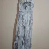 Платье голубо-серое — pajama, gown, overskirt (photo 2)