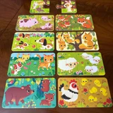 Игрушки и пазлы для малышей — packet, jigsaw puzzle, handkerchief (photo 1)