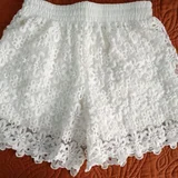 Шорты белые с подкладкой сеткой XS — hoopskirt, overskirt (photo 1)