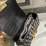 Женская сумочка с двумя ремешками — buckle, rock python (photo 2)