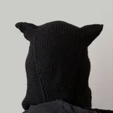 Шапка ручной работы полушерсть — mitten, ski mask (photo 2)