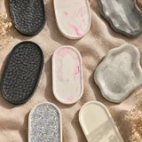 Гипсовые подставки, декор для дома — face powder, clog, pick (photo 2)