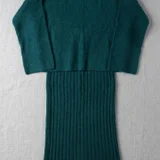 Комплект: платье и свитер — wool, cardigan, jersey (photo 2)