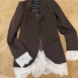 Красный жакет Mango новый — suit, bulletproof vest, trench coat (photo 3)