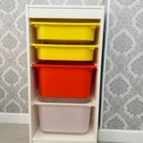 Система хранения IKEA TROFAST — folding chair, tray, plate rack (photo 1)