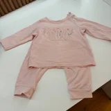 Комплект детских вещей для девочки 3-6 месяцев — pajama, velvet, trench coat (photo 5)
