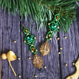 Серьги "Gold leaf" (photo 6)