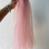 Розовая фата для девичника — gown, mosquito net, wig (photo 2)