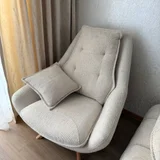 Кресло бежевое — studio couch (photo 1)