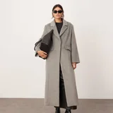 Пальто ASOS DESIGN бордовое (photo 6)