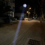 Фонарик с запасным аккумулятором и стеклобоем — traffic light, parking meter, spotlight (photo 1)