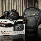 Фотоаппарат Canon EOS 600D kit с объективами и чехлом — reflex camera, lens cap (photo 1)