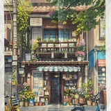 Пазл на 1000 деталей — tobacco shop, bookshop (photo 2)