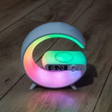 Беспроводная зарядка с ночником, колонкой и часами — CD player, iron, digital clock (photo 1)