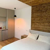 Квартира в ЖК Sunrise — wardrobe, sliding door (photo 3)