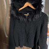 Кофта с мехом размер М — cloak, fur coat, academic gown (photo 1)