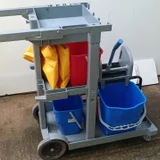 Тележка для клининга полная комплектация — forklift, thresher (photo 1)