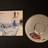 Sony Walkman D-FJ041 и CD Radiohead OK Computer — toilet seat, CD player (photo 1)