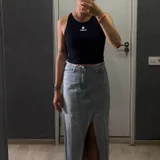 Платья, юбки и кепки — miniskirt, jean (photo 4)