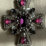Женский жакет 48 размер — necklace, hair slide (photo 4)