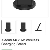 Беспроводная зарядка Xiaomi Mi 20W — digital clock, loudspeaker (photo 1)