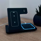 Зарядная док-станция 3 в 1 для iPhone, Apple Watch, AirPods — loudspeaker, iPod (photo 1)