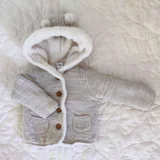 Детский зимний комбинезон H&M — bath towel, wool, bonnet (photo 3)