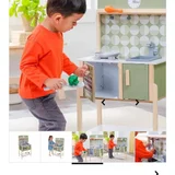 Кухня детская Kinderkraft деревянная — refrigerator, abacus (photo 4)