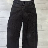 Джинсы серые Zara, размер 42 — jean, velvet (photo 4)