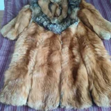 Шуба из меха огненной лисицы — fur coat, Leonberg, soft-coated wheaten terrier (photo 2)