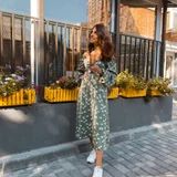 Платье Zara белое с поясом (photo 1)