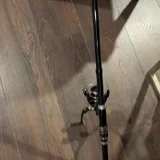 Телескопическая удочка/спиннинг 3м — tripod, reel (photo 1)