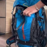 Новый походный рюкзак 65+5 л — backpack, breastplate, oxygen mask (photo 1)