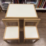 Детский набор IKEA стол и 2 стула — notebook, dining table (photo 1)